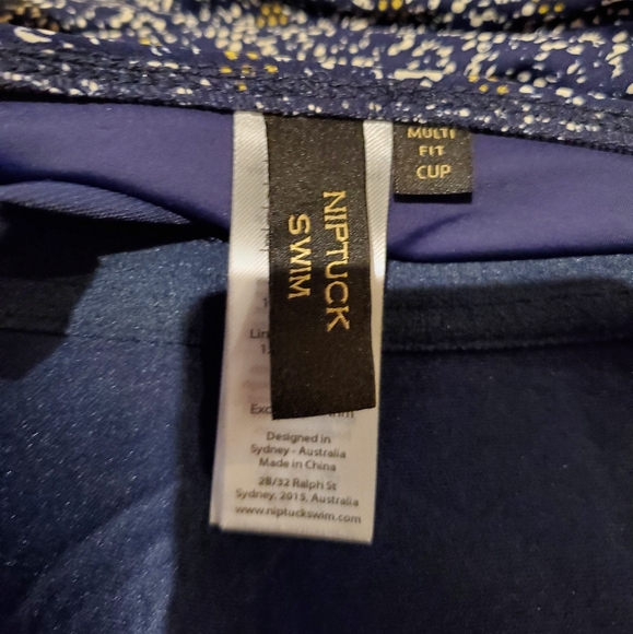 NWT Nautical Foil Joanne One Piece Swimsuit ( Size 12 ) - Picture 10 of 12